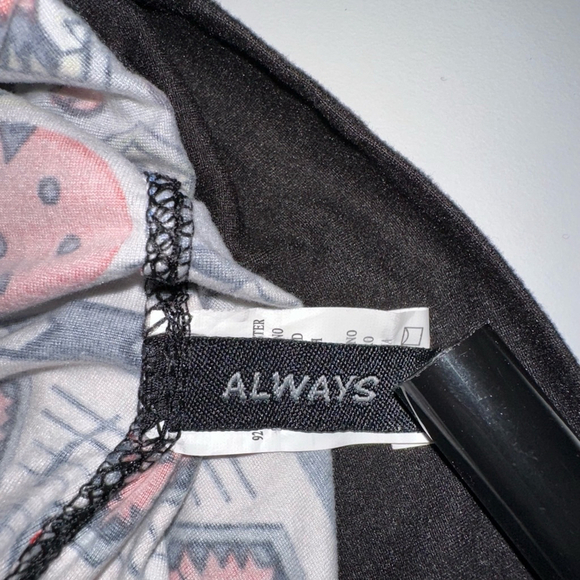 Lot of 3 assorted women’s leggings one size funky always - Picture 7 of 12